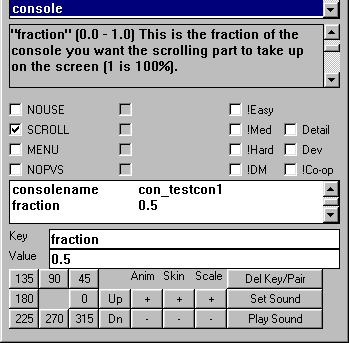 Entity dialog - fraction key