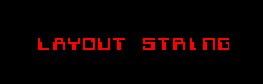Console display - Red string, no box