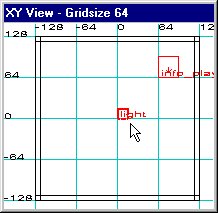 XY View - Light entity inserted