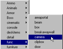 Entity menu - func_camera